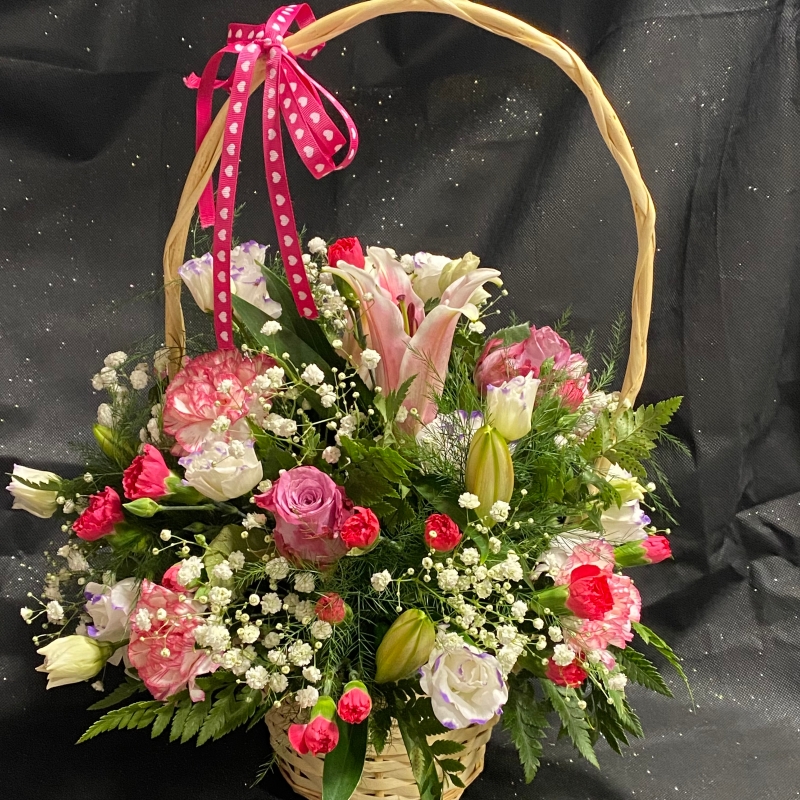 Mixed flower Basket