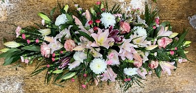 Mixed Flower Coffin Spray