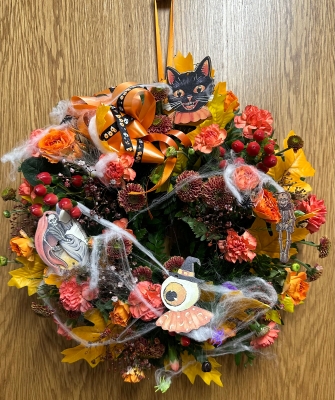Halloween Door Wreath Workshop Saturday 25th October