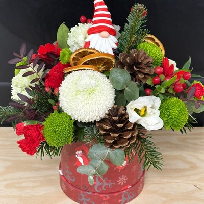 Jolly Christmas Hat box