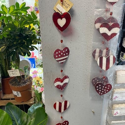 String of Hearts Sun Catcher