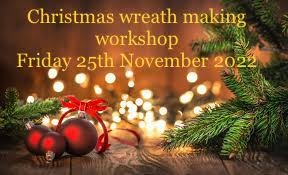 Christmas door wreath workshop friday 25th November