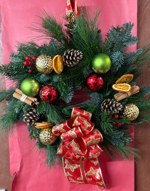 Festive Door Wreath
