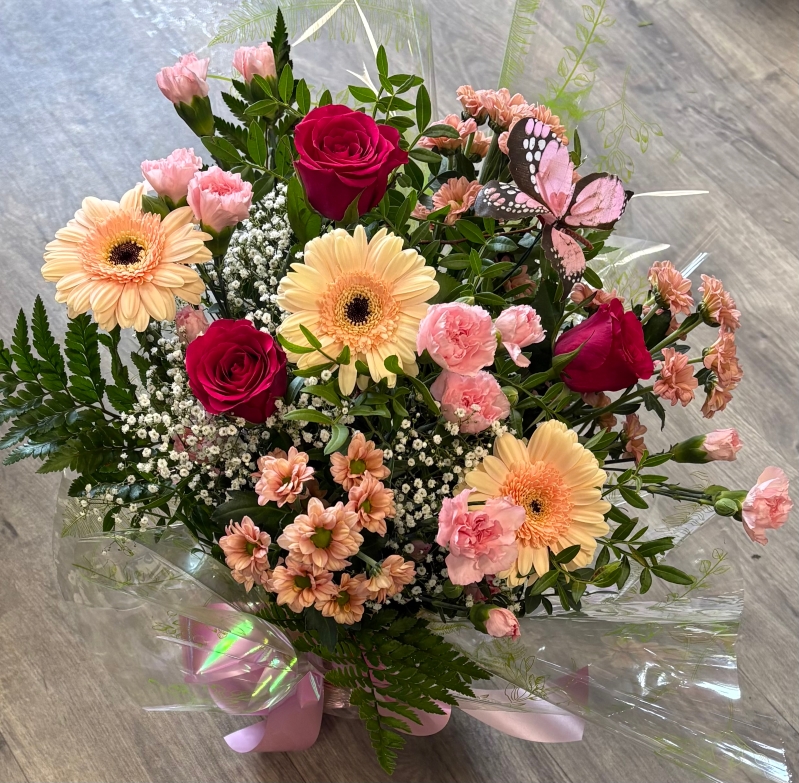 Lustre Vase of flowers