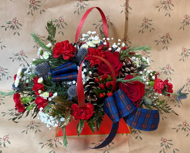 Merry Christmas Hand Bag