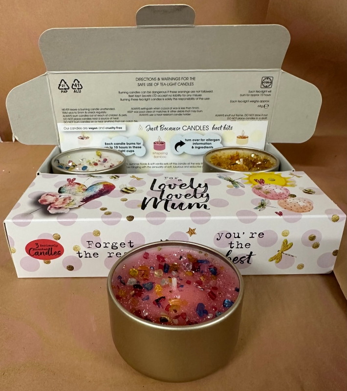 Mother's Day Candle Trio