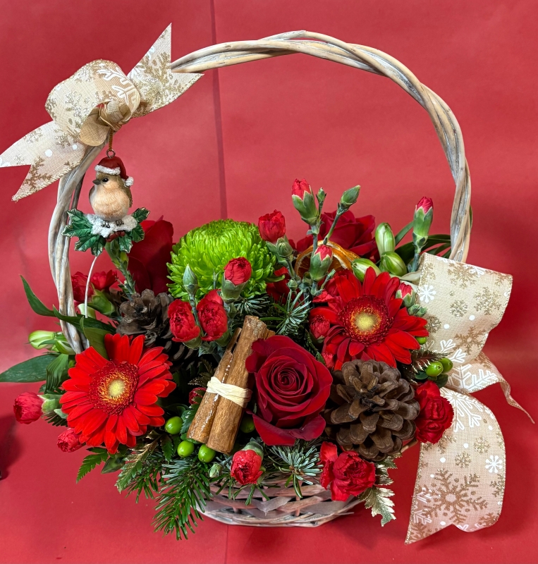 Sweet Robin Basket