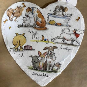 Crafty Slate Hearts By lily & Lola