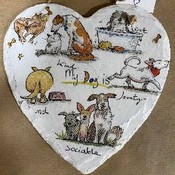 Crafty Slate Hearts By lily & Lola