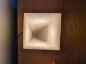 White salt lamps