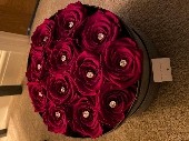 The perfect dozen  preserved roses