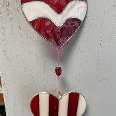 String of Hearts Sun Catcher