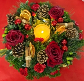 Festive Candle Ring