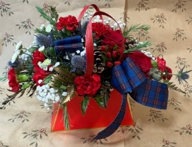 Merry Christmas Hand Bag