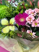 Metal Jug of Flowers