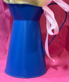 Metal Jug of Flowers