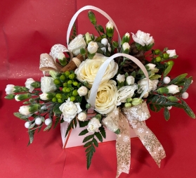 Snow Flake Hand Bag